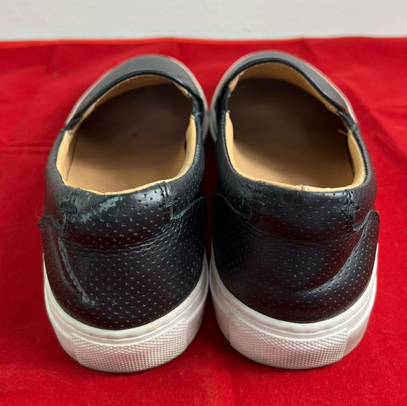 Greats Brooklyn Women's Wooster Perforated Leather Slip On Loafers Sneakers, 7 - Picture 9 of 12